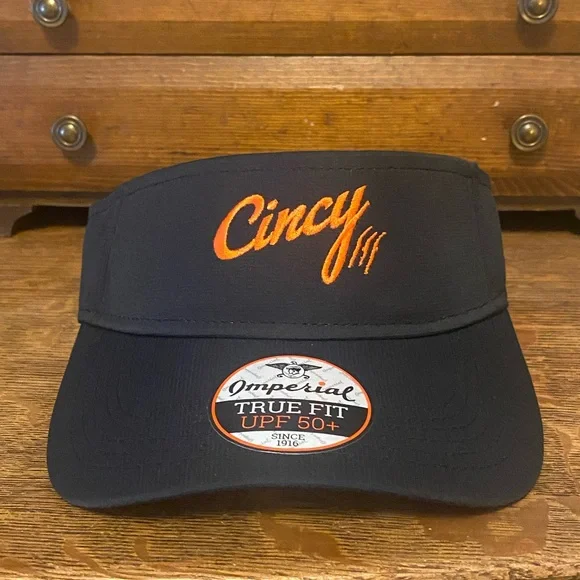 NWT Cincy Black and Orange Visor, Bengals, CINCINNATI (gift from a player) - Picture 5 of 12
